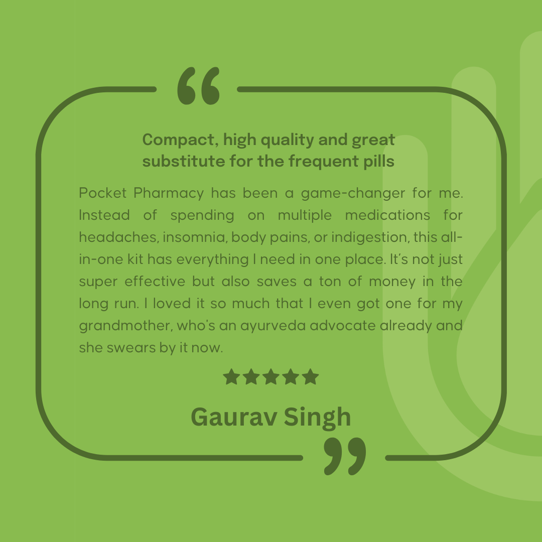 Ayurescue Pocket Pharmacy